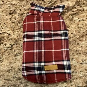 Extra small reversible dog coat